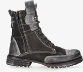 Yellow cab | Sergeant 4-c grey mid lace up boot - multicolour sole | Maat: 40