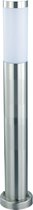 LED Tuinverlichting - Staande Buitenlamp - Laurea 5 - E27 Fitting - Rond - RVS - Philips - CorePro LEDbulb 827 A60 - 5.5W - Warm Wit 2700K - BSE