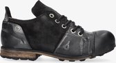 Yellow cab | Industrial 9-b black lace up shoe - black sole | Maat: 41