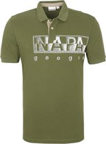 Napapijri - Polo Eallar Donkergroen - 3XL - Modern-fit