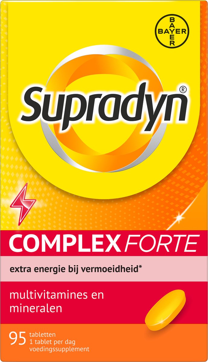 Supradyn Complex Forte multivitaminen - voor extra energie bij vermoeidheid - 95 tabletten