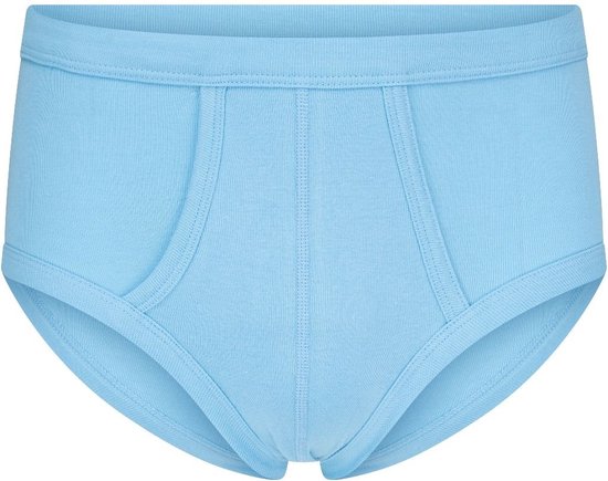 HERMKO 3240 Lot de 4 Slip Homme avec Ouverture Fine côte en 100% Coton
