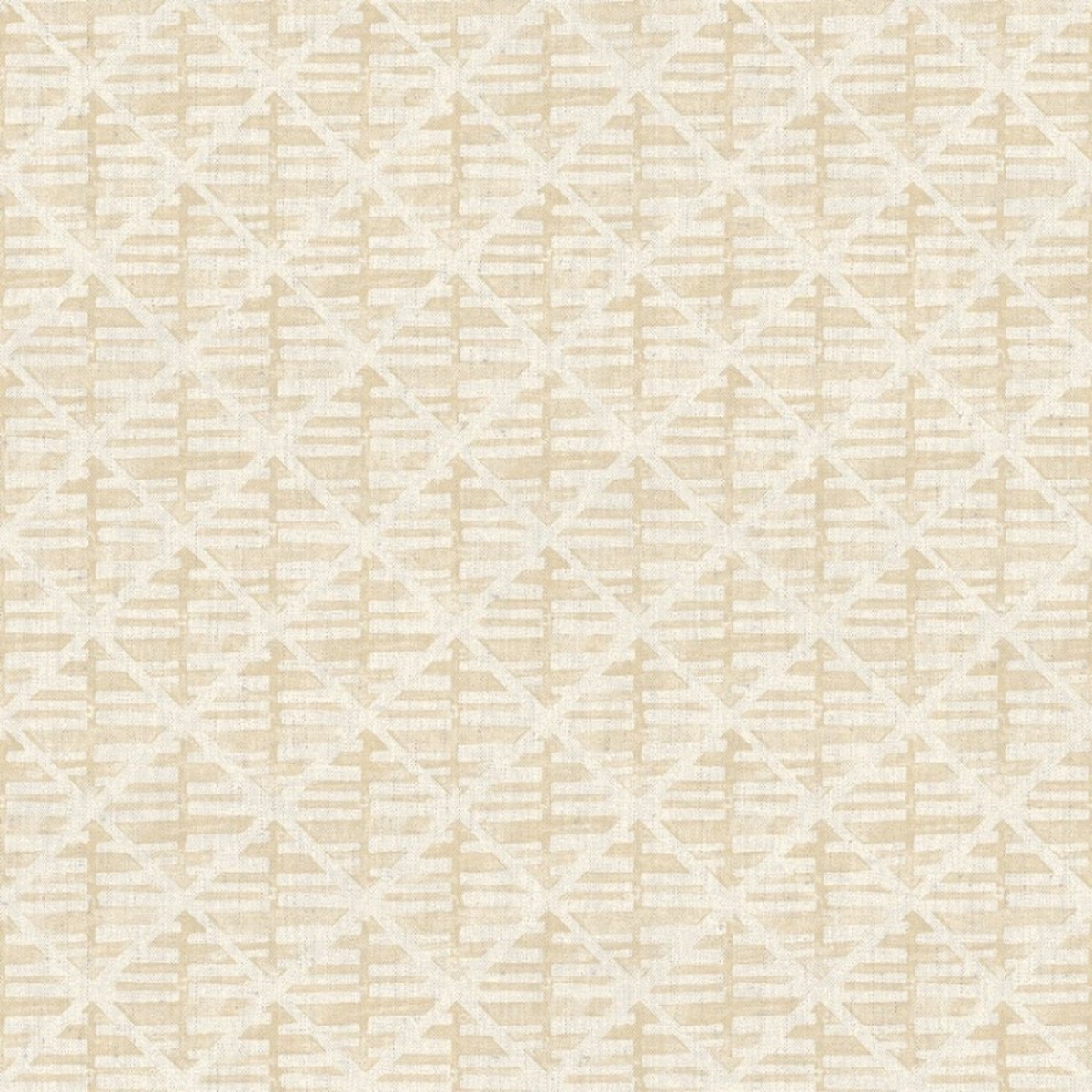 Bazaar - Scandinavische Ruit - Behang - Wallpaper - Muurdecoratie - Vliesbehang - Geel/Beige - 0,53 x 10 M.
