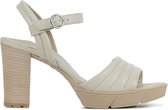 Paul Green Sandalen Dames / Damesschoenen - Leer   -  hoogte  8 cm en hoger - 7928 - Beige - Maat 37