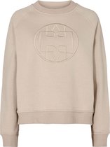 Levete Room  Sweater / Trui - Dames - Sweat - Nuka 4 - Beige - Maat M