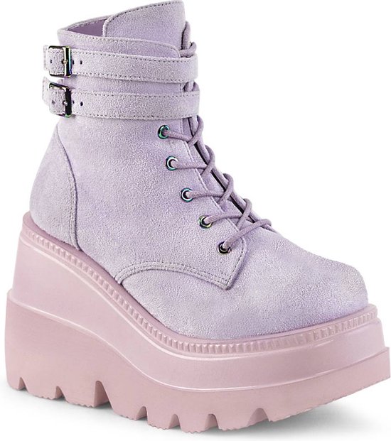 Demonia Platform Bottes femmes -40 Shoes- SHAKER-52 US 10 Violet