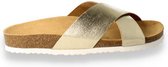 ONLY  Madison-1 Cross Foil Leather Slip On Gold Colour GOUD 38