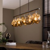 Crea Hanglamp Eetkamer 5L Saxum / Chromed glas - Industrieel hanglampen - industriële Design Plafond lamp