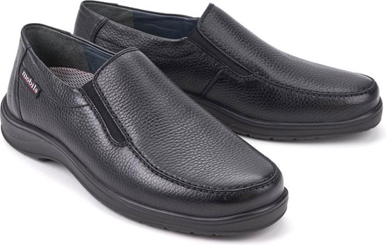 Mobils by Mephisto EWALD Slip-On pour homme - Extra large - Zwart - Taille 38,5