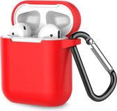 Siliconen Case AirPods 1 en 2 Rood