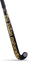The Indian Maharadja Solid 95-37.5 inch-carbon 95 Hockeystick Unisex - zwart-goud