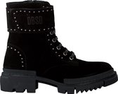 Deabused Dea-42 Veterboots - Laarzen Met Veters - Dames - Zwart - Maat 36