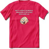 Het is geen flauwekul T-Shirt | Grappig Abraham 50 Jaar Verjaardag Kleding Cadeau | Dames – Heren - Roze - M