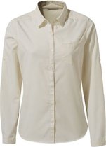 Craghoppers - UV blouse voor vrouwen - Lange mouwen - Kiwi - Groen/Blauw - maat XL (44)