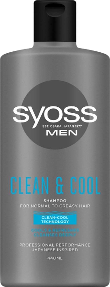 Syoss Men Champú Clean & Cool 440 Ml