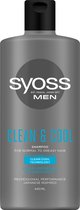 Bol.com Syoss Men Champu Clean & Cool 440 Ml aanbieding