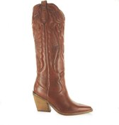 Bronx New-kole 14177 Cowboylaarzen - Western Laarzen - Dames - Cognac - Maat 37