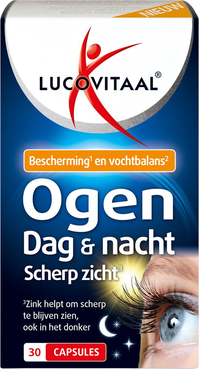 Lucovitaal Ogen Dag & Nacht Scherp Zicht Capsules 30CP