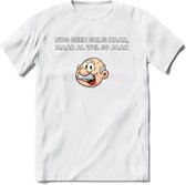 Nog geen grijs haar maar wel 50 jaar T-Shirt | Grappig Abraham 50 Jaar Verjaardag Kleding Cadeau | Dames – Heren - Wit - M