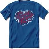 You Make My Heart Glow - Valentijn T-Shirt | Grappig Valentijnsdag Cadeautje voor Hem en Haar | Dames - Heren - Unisex | Kleding Cadeau | - Donker Blauw - XL