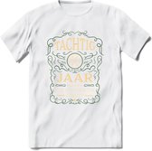 80 Jaar Legendarisch Gerijpt T-Shirt | Mos - Ivoor | Grappig Verjaardag en Feest Cadeau Shirt | Dames - Heren - Unisex | Tshirt Kleding Kado | - Wit - M