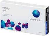 Biofinity Toric (6 lenzen) Sterkte: -2.25, BC: 8.70, DIA: 14.50, cilinder: -1.25, as: 140°