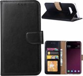 LuxeBass Hoesje geschikt voor Samsung Galaxy S10E - Bookcase Zwart - portemonnee hoesje - telefoonhoes - gsm hoes - telefoonhoesjes