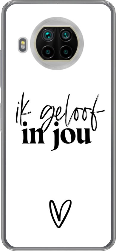Xiaomi Mi 10T Lite 5G - Proverbes - Je crois en toi - Partner - Citations - Coque en Siliconen