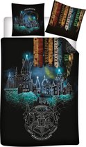 Harry Potter Dekbedovertrek Tovenarij - Eenpersoons - 140 x 200 cm - Polyester