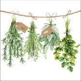 Ambiente - Fresh Herbs - Papieren lunch servetten
