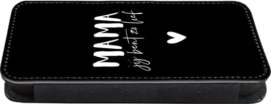 Bookcase pour téléphone iPhone 8 bibliothèque - Maman tu es si douce - Citations - Maman - Proverbes - Avec poches - Étui portefeuille avec fermeture magnétique