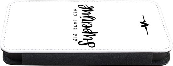 Bookcase pour téléphone iPhone SE 2020 Bookcase - Proverbes - Tu es un super professeur - Enseignant - Citations - Avec poches - Étui portefeuille avec fermeture magnétique