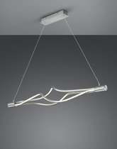 Moderne Hanglamp Loop - Metaal - Grijs