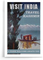 Walljar - Travel Kashmir - Muurdecoratie - Poster