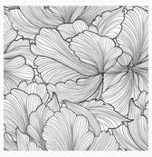 Floating Petals Rubber Background Stamp (BG-128)