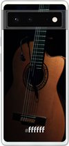 6F hoesje - geschikt voor Google Pixel 6 -  Transparant TPU Case - Guitar #ffffff