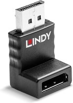 LINDY 41365 DisplayPort Adapter [1x DisplayPort stekker - 1x DisplayPort bus] Zwart