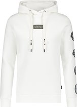 Purewhite -  Heren Slim Fit    Hoodie  - Wit - Maat M