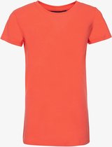 TwoDay basic meisjes T-shirt koraal - Oranje - Maat 158/164