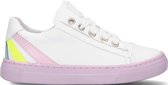 Jochie & Freaks Noemi Lage sneakers - Leren Sneaker - Meisjes - Wit - Maat 28