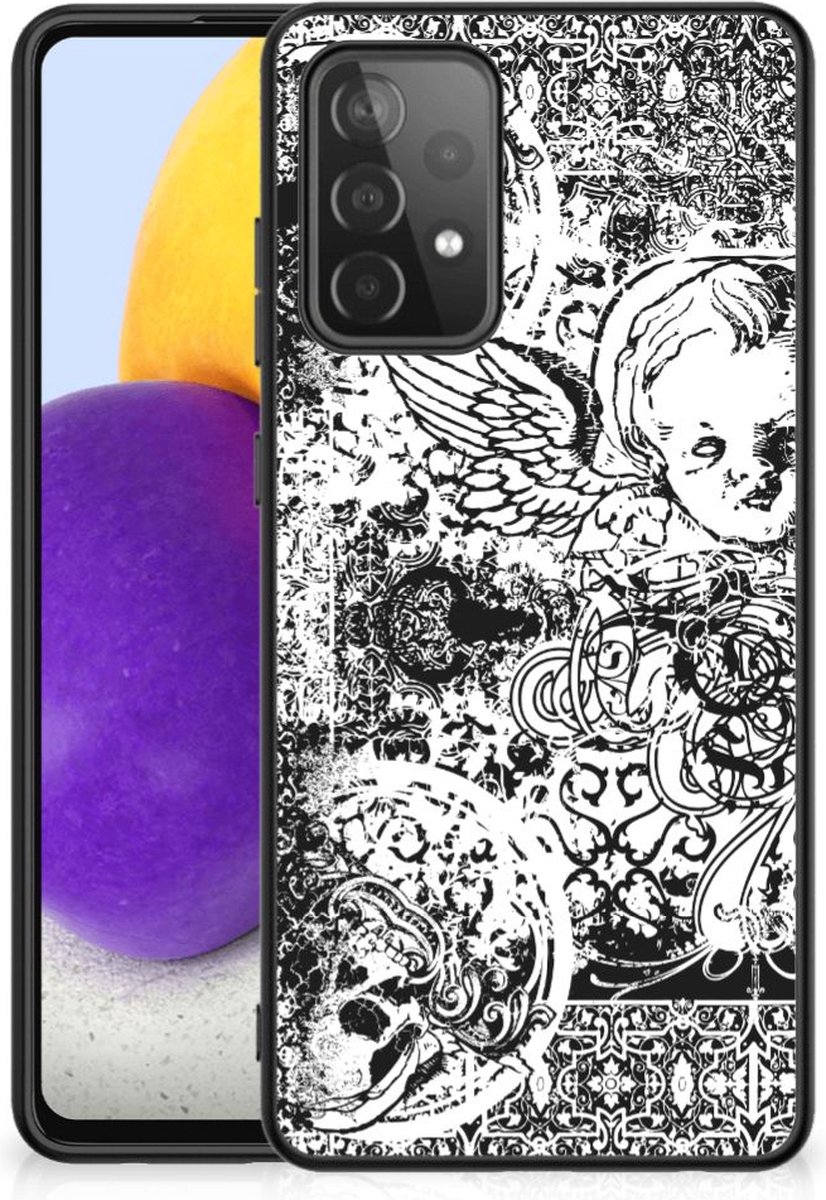 Telefoonhoesje Samsung Galaxy A72 (5G/4G) Skulls Angel