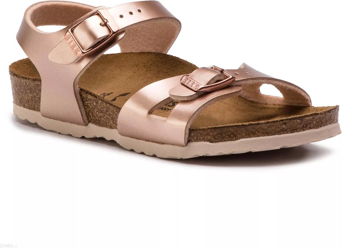 Birkenstock Rio Kids Roségouden Sandaal Roze