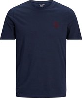 JACK & JONES JJEORGANIC LOGO TEE O-NECK BLAUW S