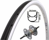 Kgs achterwiel 28 inch (622) stratos zilver nexus 3 rollerbrake