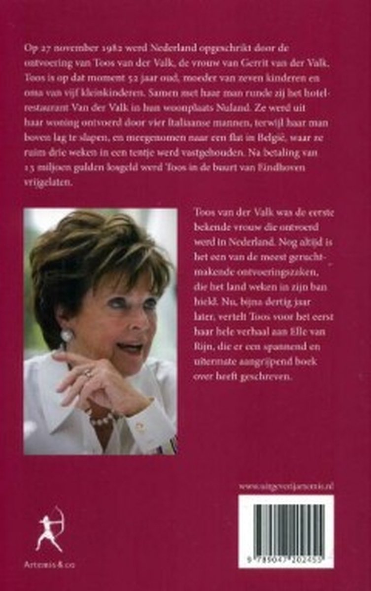 Mijn ontvoering - back cover