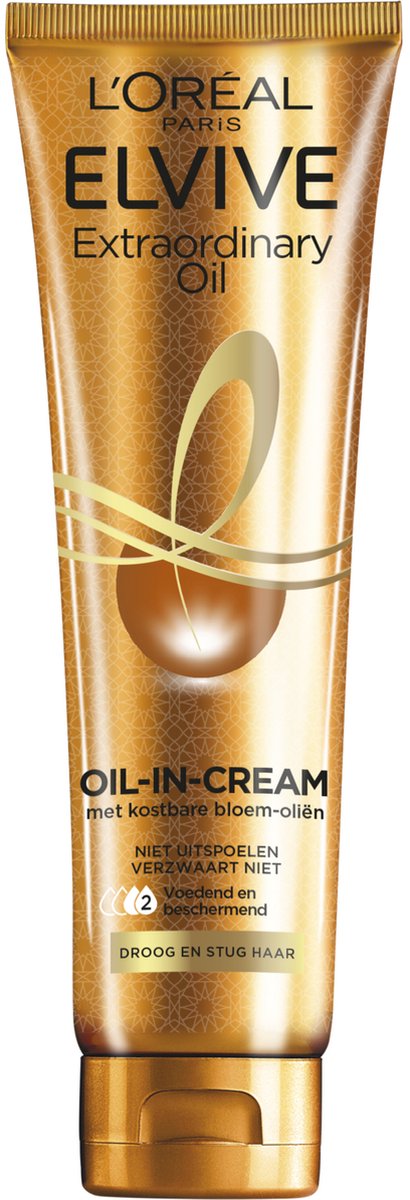L'Oréal Paris Elvive Extraordinary Oil-in-Cream - 150 ml - Haarcrème |  bol.com