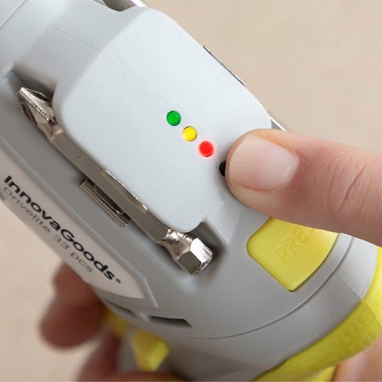 POWERPLUS POWX00410 screwdriver 8V - incl. battery 8V 1.3Ah and