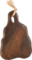 Snijplank | hout | bruin | 27x3x (h)40 cm