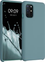 kwmobile telefoonhoesje geschikt voor OnePlus 8T - Hoesje met siliconen coating - Smartphone case in Arctische nacht