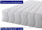 2-Persoons Matras -POCKET HR45 KOUDSCHUIM 7 ZONE 23 CM   - Stevig ligcomfort - 140x210/23